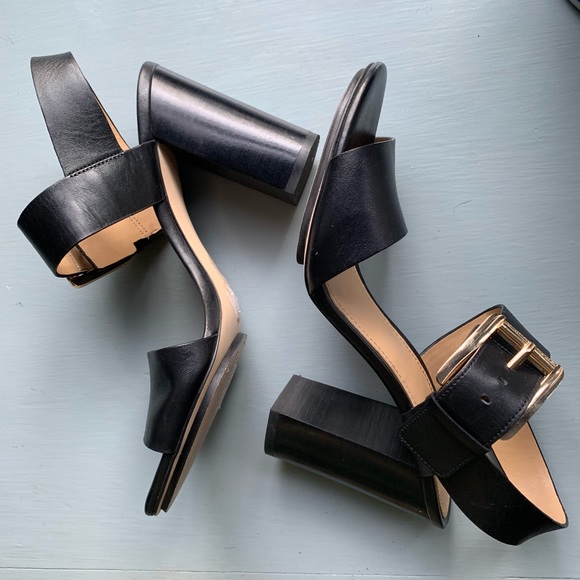 MICHAEL Michael Kors Shoes - Michael Kors black leather heels